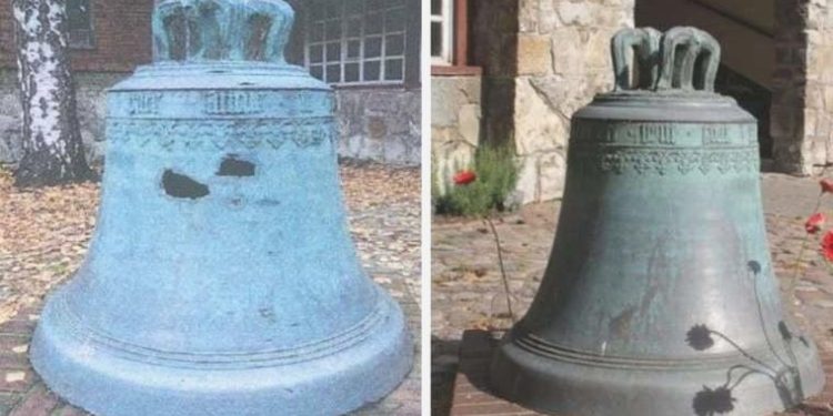 Almanya’da 500 kiloluk tarihi çan çalındı