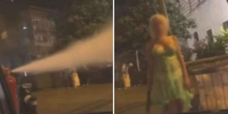 Bayanlara yangın tüpüyle saldıranlar hakkında yeni gelişme