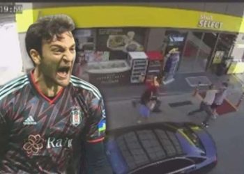 Beşiktaşlı futbolcu Emrecan Uzunhan’a akın anının imajı ortaya çıktı