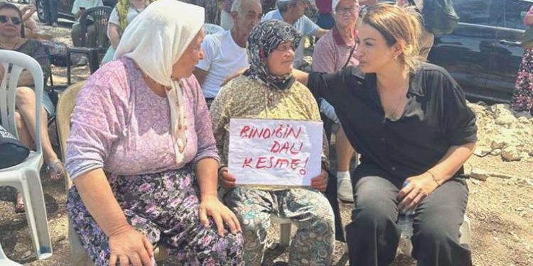 CHP’li Nermin Yıldırım Kara’dan Akbelenlilere ziyaret