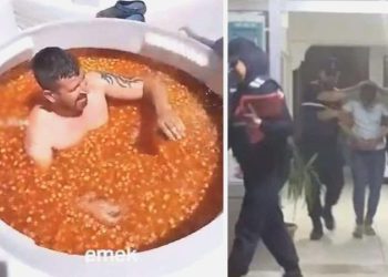 Çıplak halde zeytin tankının içine girmişti, tek cümleyle özgür kaldı: ‘Eğlence için yaptım’