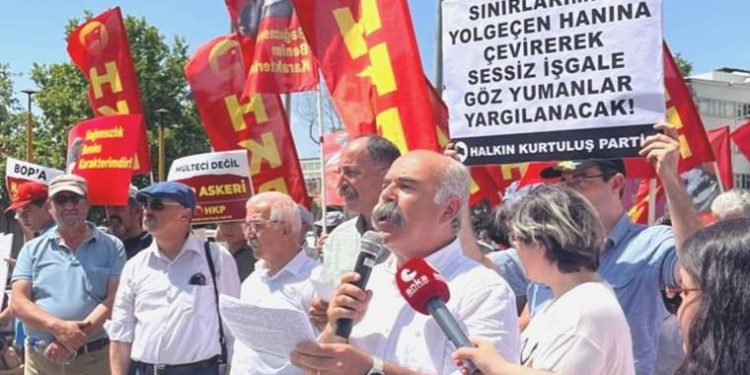 HKP’den AKP’nin göç siyasetine protesto: Türkiye 300 milyar dolar ziyana uğratıldı