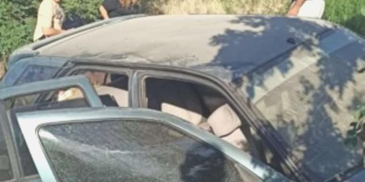 Kayseri’de araba şarampole yuvarlandı: 5 yaralı