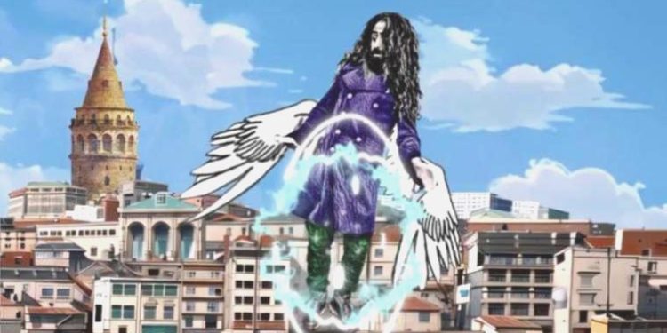 Kendi klibini çizdi!