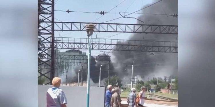 Kırım’da Rus mühimmat deposu vuruldu