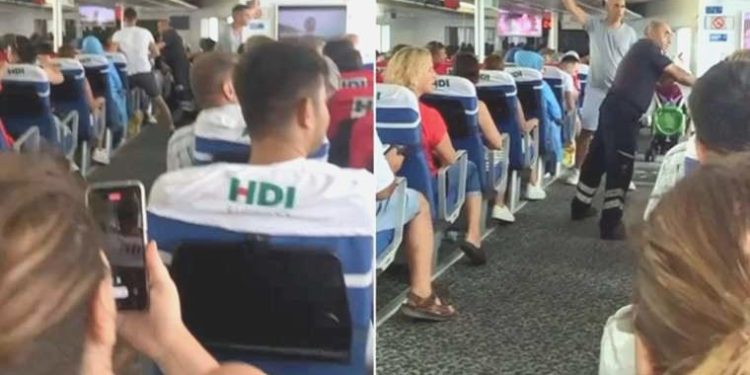 Marmara Denizi’nin ortasında dehşet dolu anlar