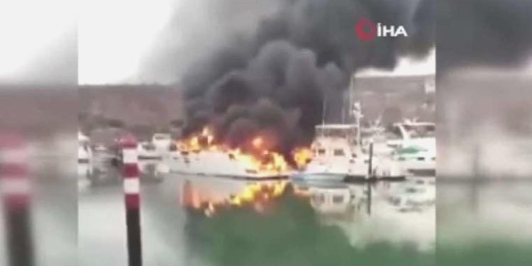 Meksika’da yat yangını: 2 yaralı