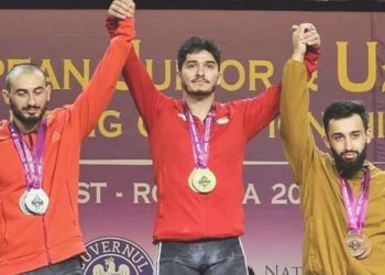 Muhammed Furkan Özbek, Gençler Avrupa Halter Şampiyonası’nda 2 altın madalya kazandı