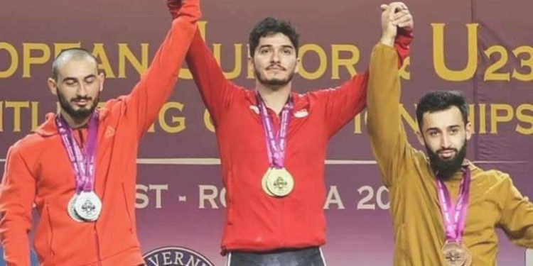 Muhammed Furkan Özbek, Gençler Avrupa Halter Şampiyonası’nda 2 altın madalya kazandı