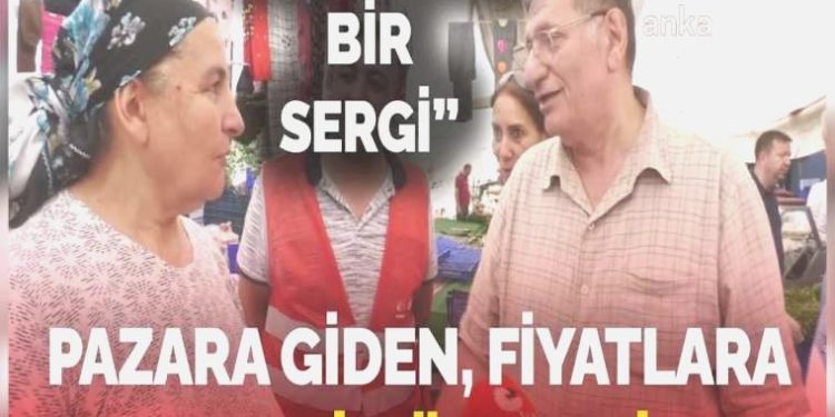 Pazara giden yurttaş fiyatlara reaksiyonlu ”Borç olmadan pazara gidemiyoruz”