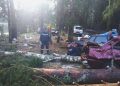 Rusya’da ağaçlar kamp alanına devrildi: 3’ü çocuk 8 kişi öldü