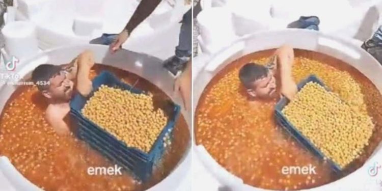 Süt banyosu sonrası zeytin… Mide bulandıran imgeler