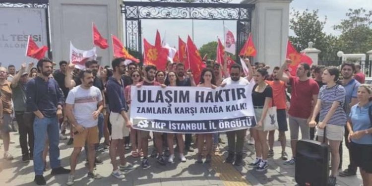 TKP’den ulaşım artırımı protestosu: ‘Kabul edilirse maaşın yüzde 10’u gidecek’