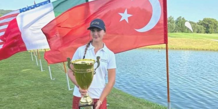 Ulusal golfçü Deniz Sapmaz Macaristan’da kupaya uzandı
