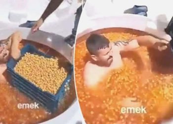 Zeytin tankında mide bulandıran manzaralar: İnceleme başlatıldı, işletme kapatıldı…