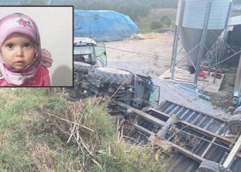 2,5 yaşındaki Merve Parıltı traktörün altında kaldı!