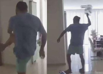 ’34 gündür suyum akmıyor’ diyerek belediyeyi bastı, vanası kapalı çıktı