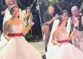 Adetin böylesi! Gelin düğünde damada tasma takıp ‘Salako’ müziği eşliğinde gezdirdi