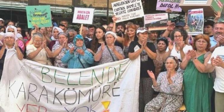 Akbelen için direnen İkizköylüler Ankara’da: Marjinal kümeler burada!