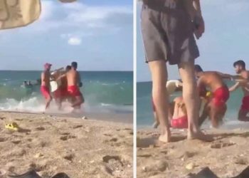 Arnavutköy’de ‘denize girme’ hengamesi