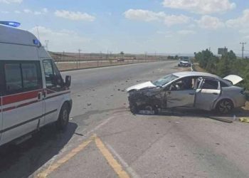 Çorum’da araba ile cip kavşakta çarpıştı: 4 yaralı