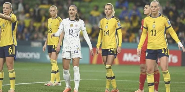 FIFA Bayanlar Dünya Kupası’nda ABD’yi eleyen İsveç, çeyrek finale yükseldi