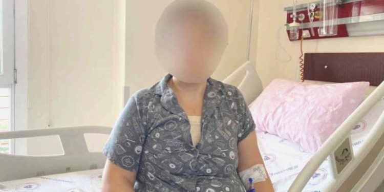 Göğüsten gelen kan akıntısı tümörü ortaya çıkardı