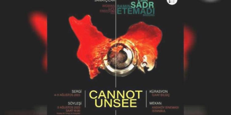 İranlı sanatkarların standı Kadıköy Sineması’nda