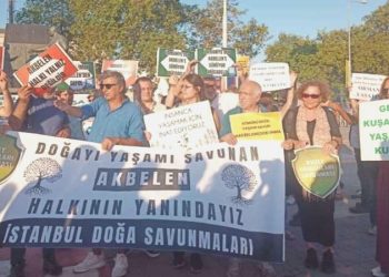 İstanbul Tabiat Savunmaları ve İstanbul Tarım Platformu Bileşenleri Akbelen için aksiyon yaptı