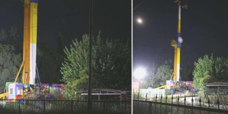 İzmir’de lunaparktaki salıncak ağaca çarptı: 6 yaralı