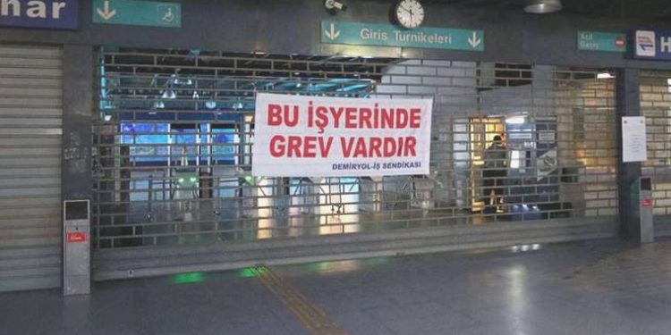 İzmir’de metro ve tramvay grevi sona erdi