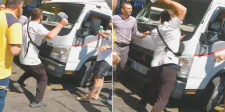 Maltepe’de akaryakıt istasyonunda ‘satırlı’ kavga!