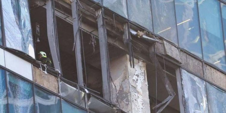 Moskova’da birebir gökdelene ikinci kere İHA düştü