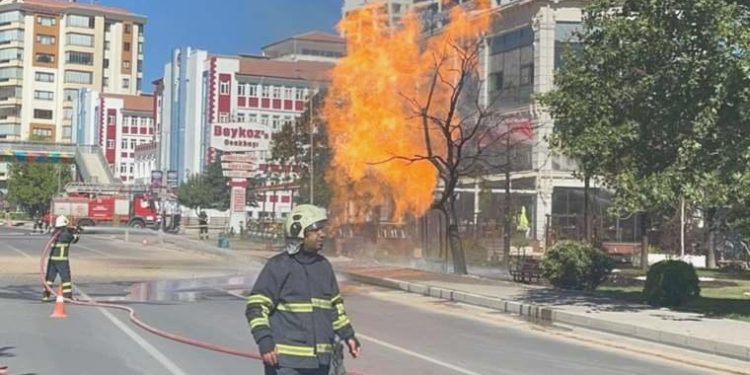 Niğde’de doğalgaz borusu patladı: 1 yaralı