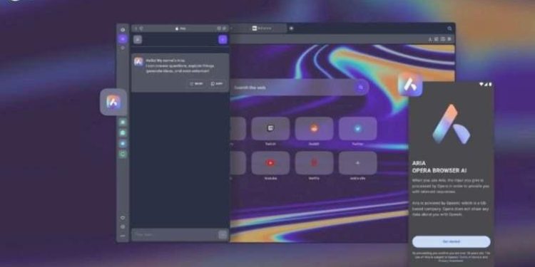 Opera’nın yapay zekası Aria’ya dikkat çekiyor