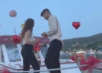 Ordu’da evlenme teklifi sırasında yüzüğü denize düşürdü