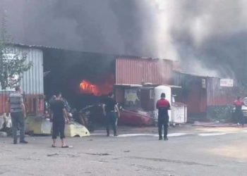 Osmaniye’de paklık yapılan tankerde patlama: 2 yaralı