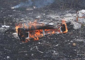 Pes dedirten olay: Otluk alanda yakılan çekyatlar yangına sebep oldu