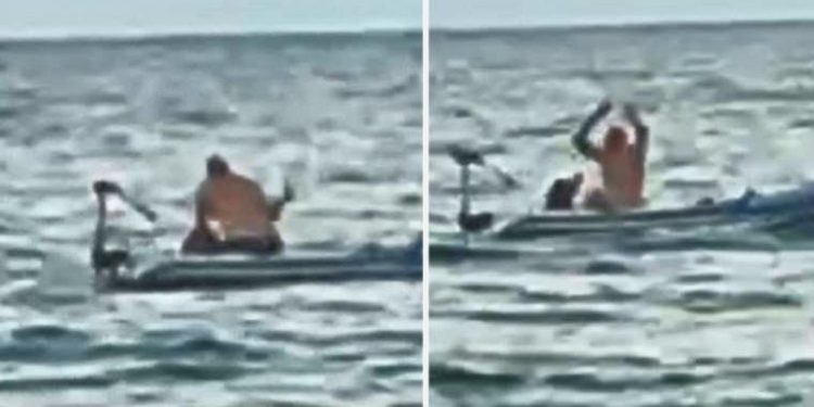 Şile’de denizin ortasında bayana şiddet!