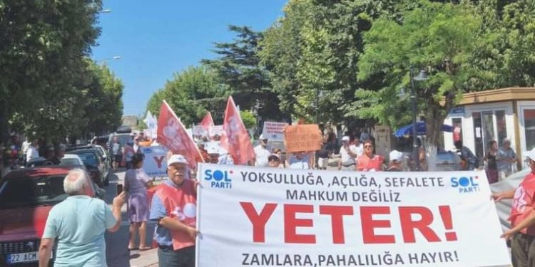 SOL Parti’den ‘zam’ protestosu: ‘Artık yeter!’