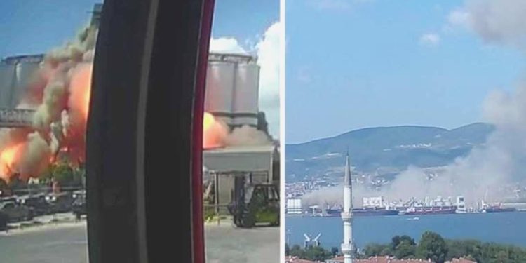 Son dakika… Kocaeli Derince TMO silolarında patlama: Gölcük’ten de hissedildi! Çok sayıda yaralı var…