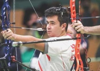 Ulusal okçu Emircan Haney, sıralama yarışlarında birinci oldu