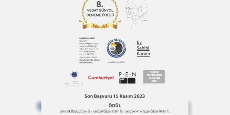 Vedat Günyol 8. Deneme Mükafatı yarışı için müracaatlar başladı