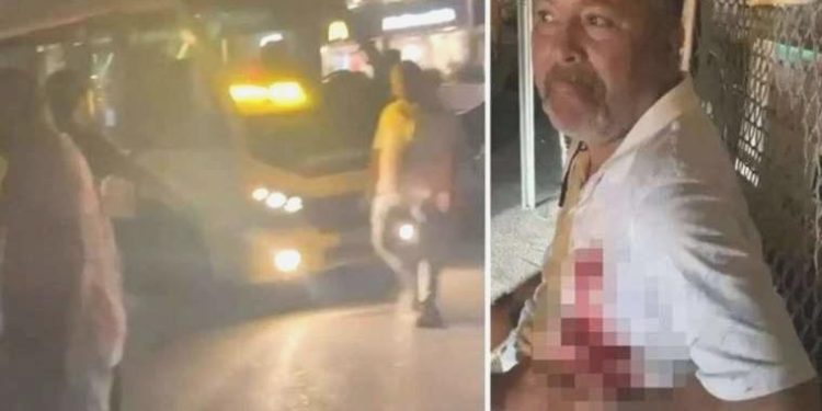 Yol verme arbedesi kanlı bitti: Otobüs sürücüsü araç sürücünü bıçakladı!