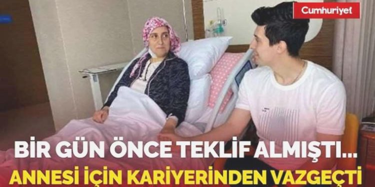 27 yaşındaki futbolcudan alkışları toplayan hareket: Annesine donör olmak için mesleğinden vazgeçti