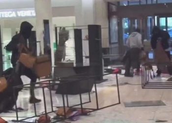 ABD’de bir küme yağmacı, ayı kovucu spreyle alışveriş merkezini yağmaladı