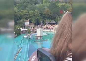 Almanya’nın en büyük tema parkında şov sırasında kaza: 7 yaralı