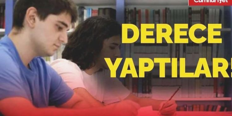 Çöpe atılacak kitaplarla imtihana hazırlanıp derece aldılar!