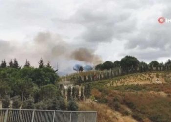 Esenler Topkule Kışlası’nda yangın: 1 kişi gözaltına alındı!