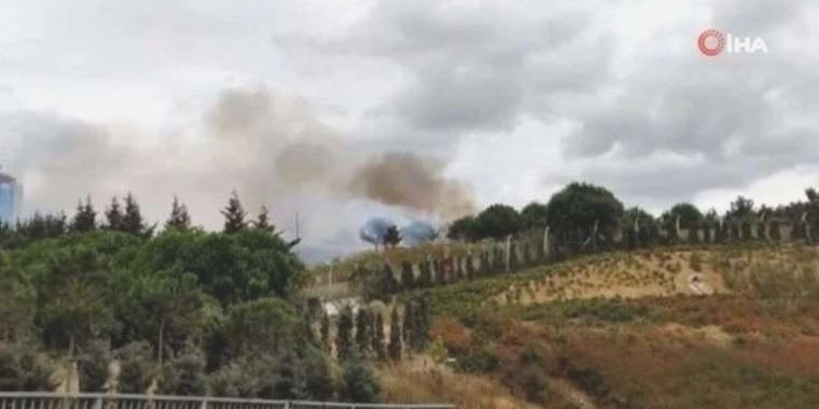 Esenler Topkule Kışlası’nda yangın: 1 kişi gözaltına alındı!